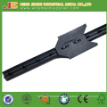 High Quality Green Painted Rail Steel Metal Studded T Post